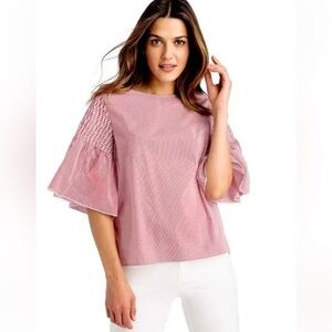 Vineyard Vines Striped smocked Blouse